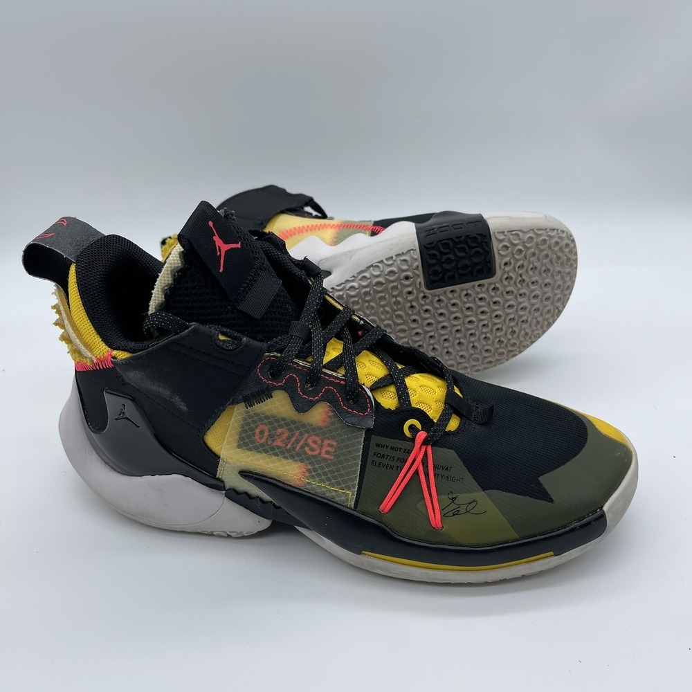 Jordan AQ3562-002 Why Not Zer0.2 / SE "Birthday"Men's Size 9 Basketball Shoes - Picture 9 of 10